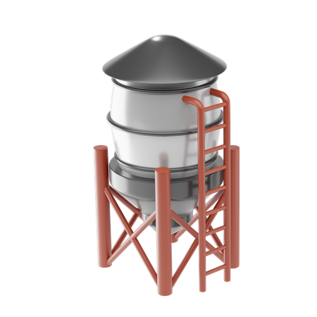 Water Storage  3D Icon