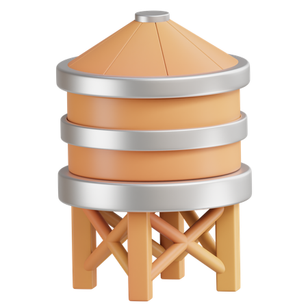 Water Tank  3D Icon