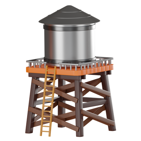 Water Tank  3D Icon