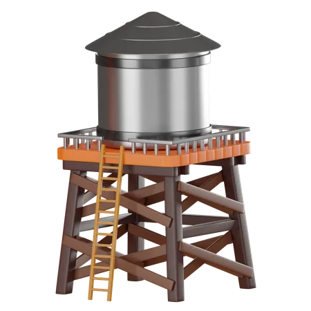 Water Tank  3D Icon