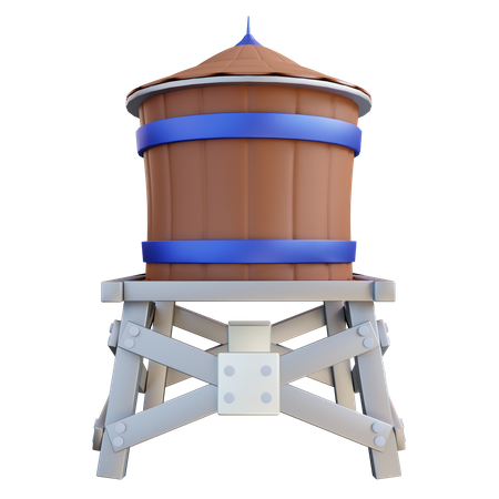 Water Tank  3D Icon