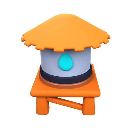 Water Tank  3D Icon