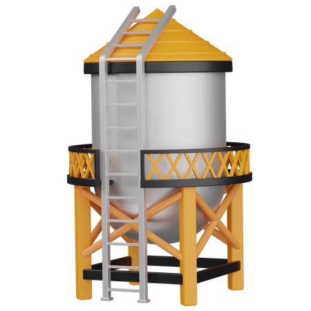 Water Tank  3D Icon