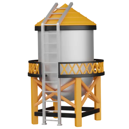 Water Tank  3D Icon