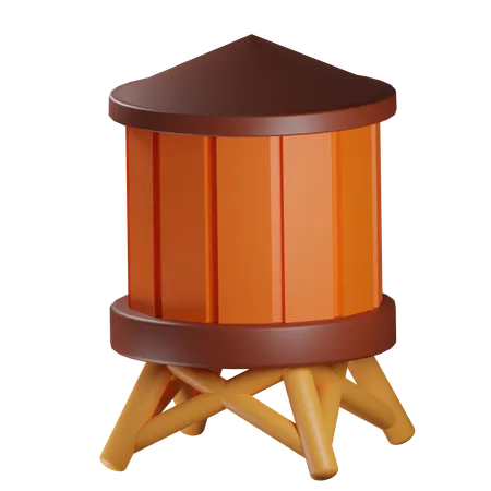 Water Tank  3D Icon