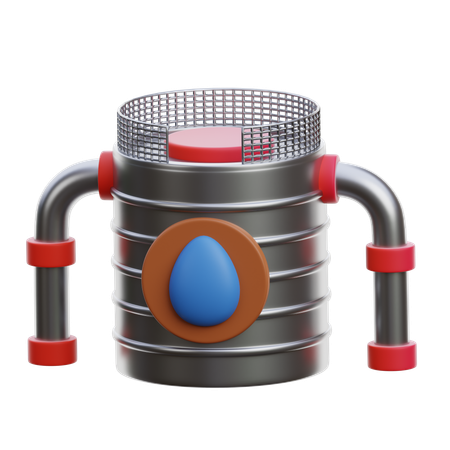 Water Tank  3D Icon