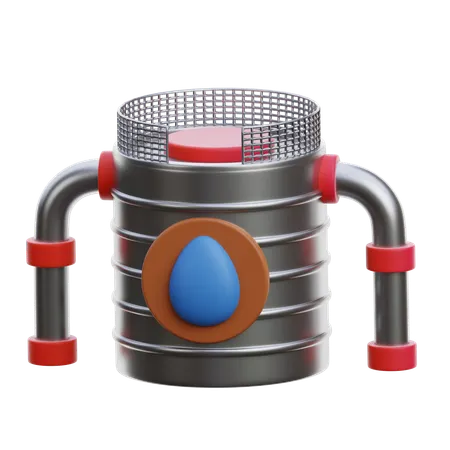 Water Tank  3D Icon