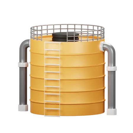 Water Tank  3D Icon