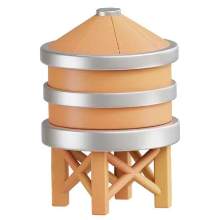 Water Tank  3D Icon