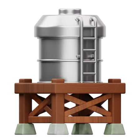 Water Tank  3D Icon