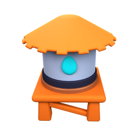 Water Tank  3D Icon