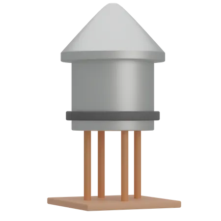 Water Tank  3D Illustration