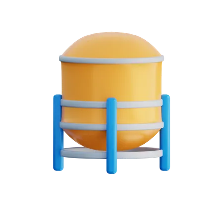 Water Tank  3D Illustration