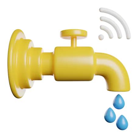 Water Tap Faucet 3D Icon