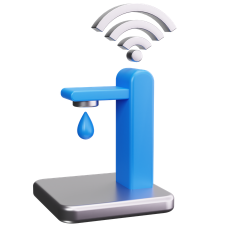 수도꼭지  3D Icon
