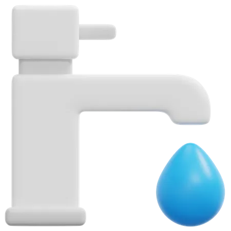 Water Tap  3D Icon