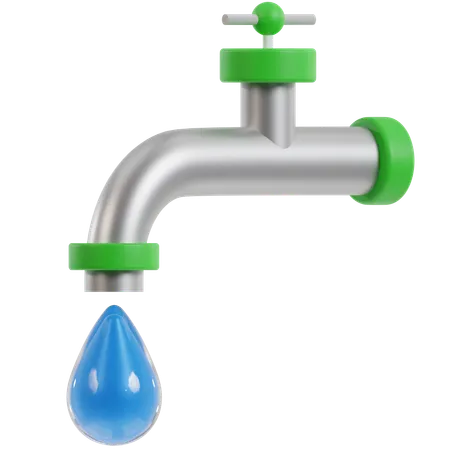 Water Tap  3D Icon