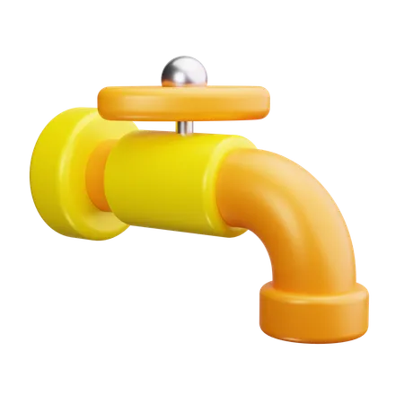 Water Tap  3D Icon