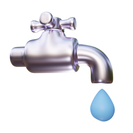 Water Tap  3D Icon