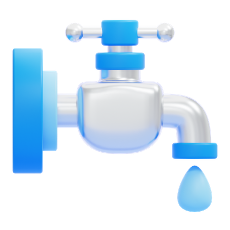 Water Tap  3D Icon