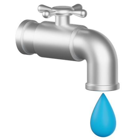 Water Tap  3D Illustration