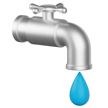 Water Tap  3D Illustration