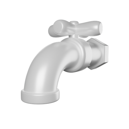 Water Tap  3D Illustration