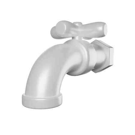 Water Tap  3D Illustration