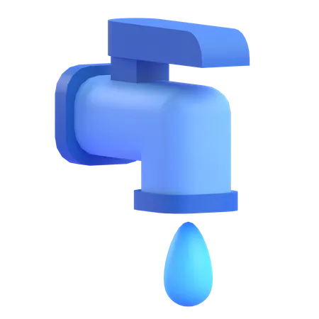 Water Tap  3D Illustration