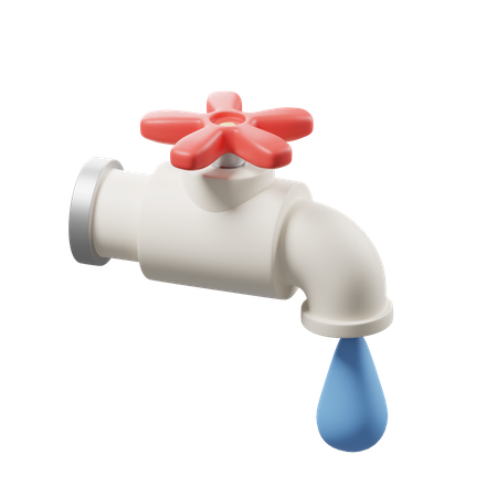 Water Tap  3D Illustration