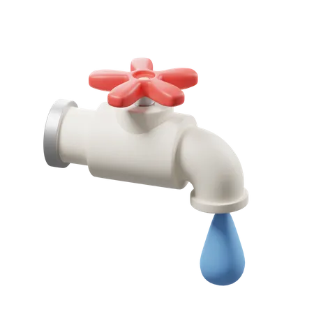 Water Tap  3D Illustration