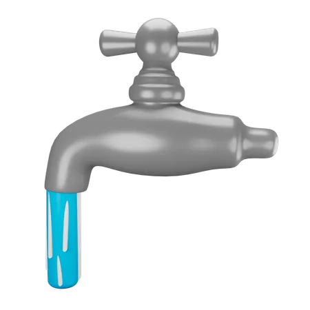 Water tap  3D Illustration