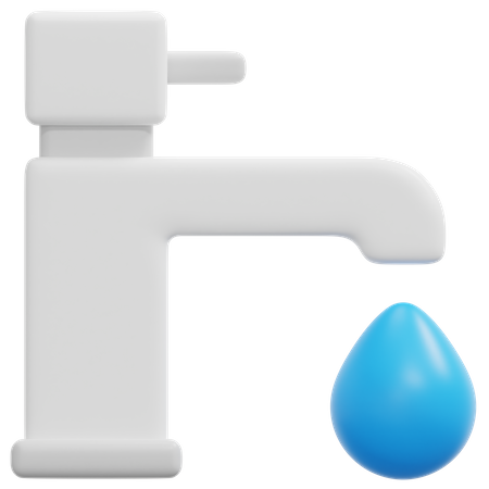 Water Tap 3D Icon