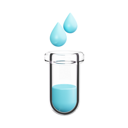 Water Test  3D Icon