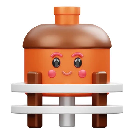 Water Tower  3D Emoji