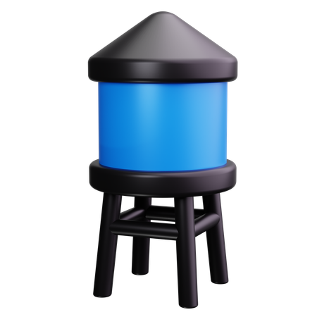 Water Tower  3D Icon