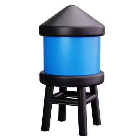 Water Tower  3D Icon