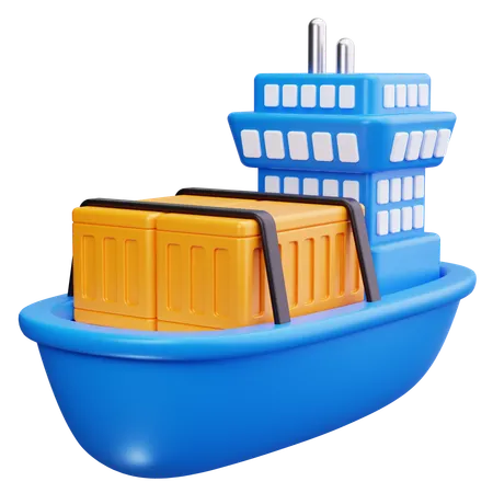 Water Transport  3D Icon