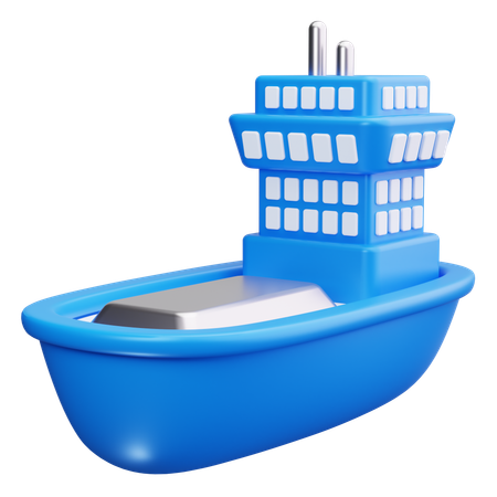 Water Transport  3D Icon