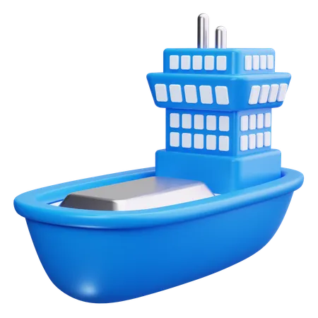 Water Transport  3D Icon