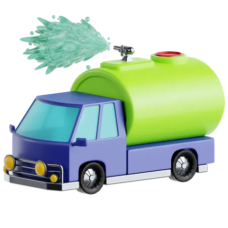 Water Truck  3D Icon