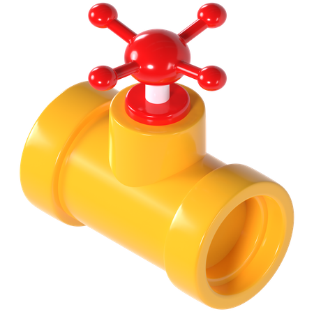 Water Valve  3D Illustration