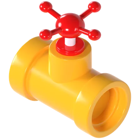 Water Valve  3D Illustration