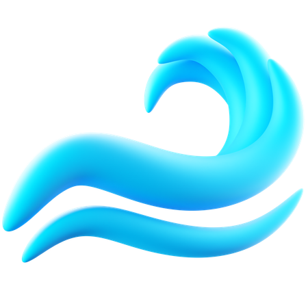 Water Wave  3D Icon