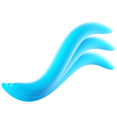 Water Wave  3D Icon