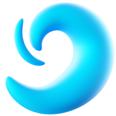 Water Wave  3D Icon