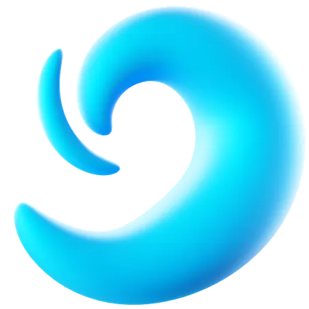 Water Wave  3D Icon