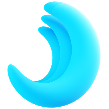 Water Wave  3D Icon