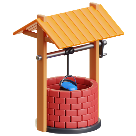 Water Well  3D Icon