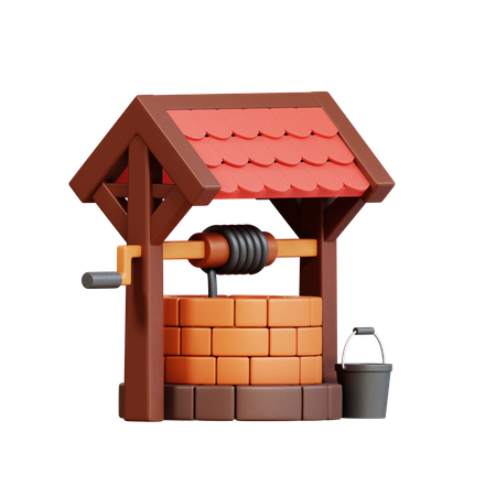 Water Well  3D Icon